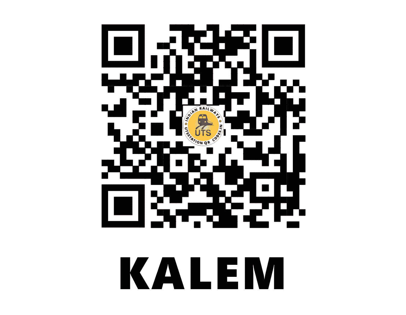 UTS QR Code for KALEM - KM - SW (GOA)