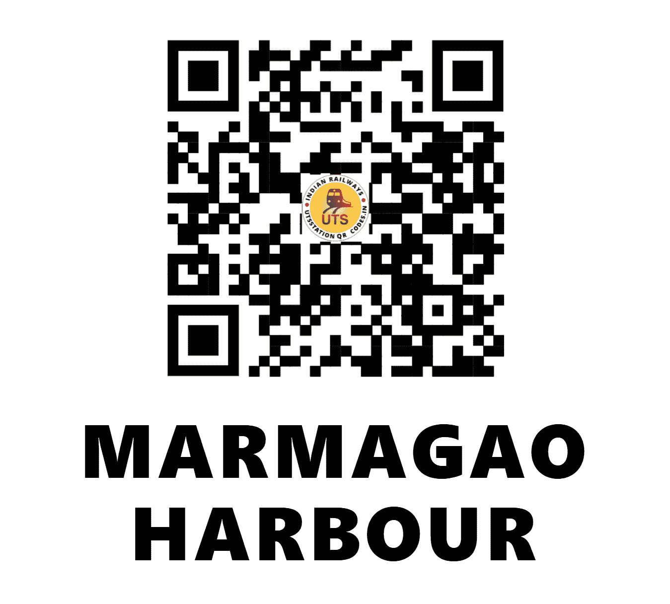 UTS QR Code for MARMAGAO HARBOUR - MRH - SW (GOA)