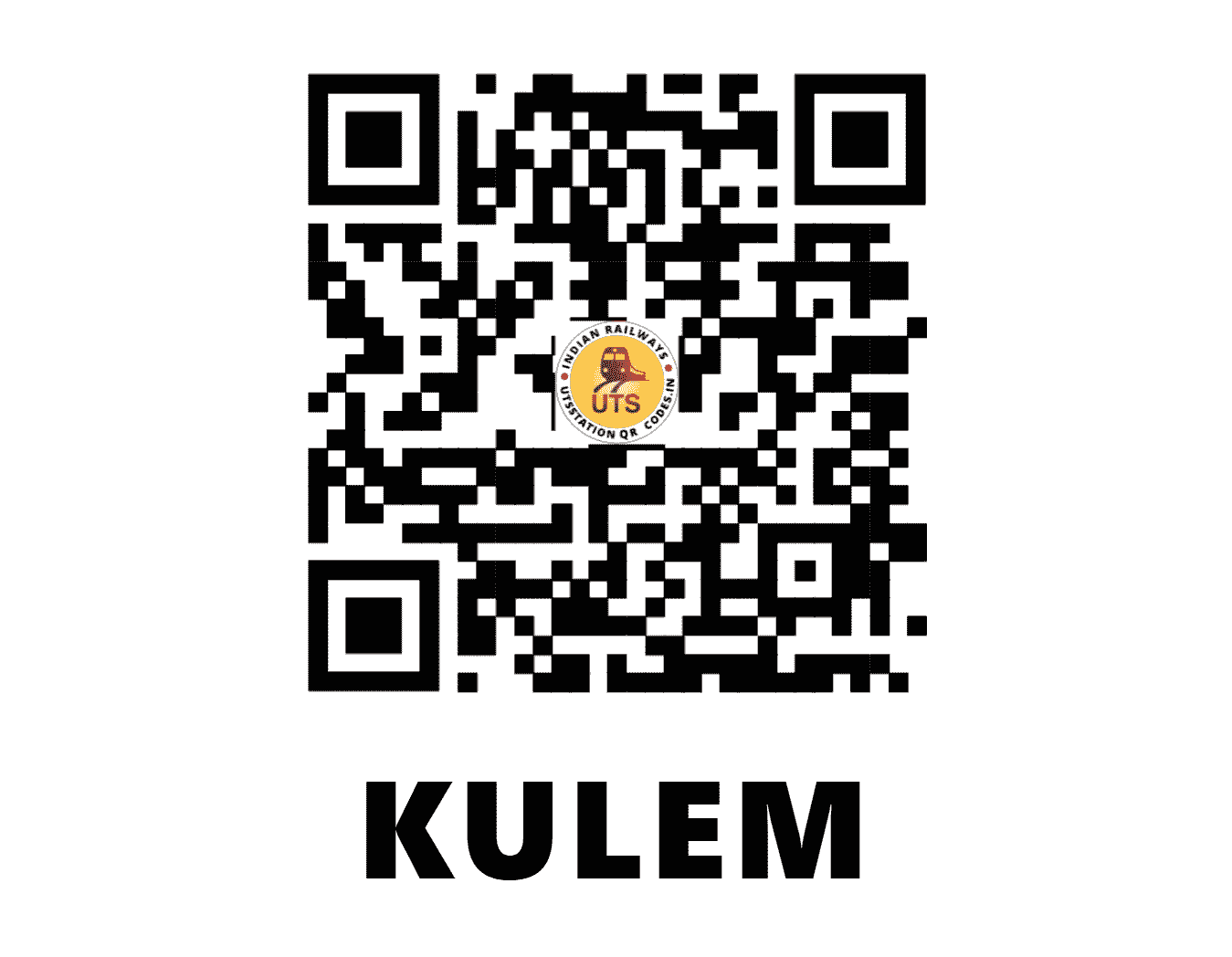 UTS QR Code for KULEM - QLM - SW (GOA)