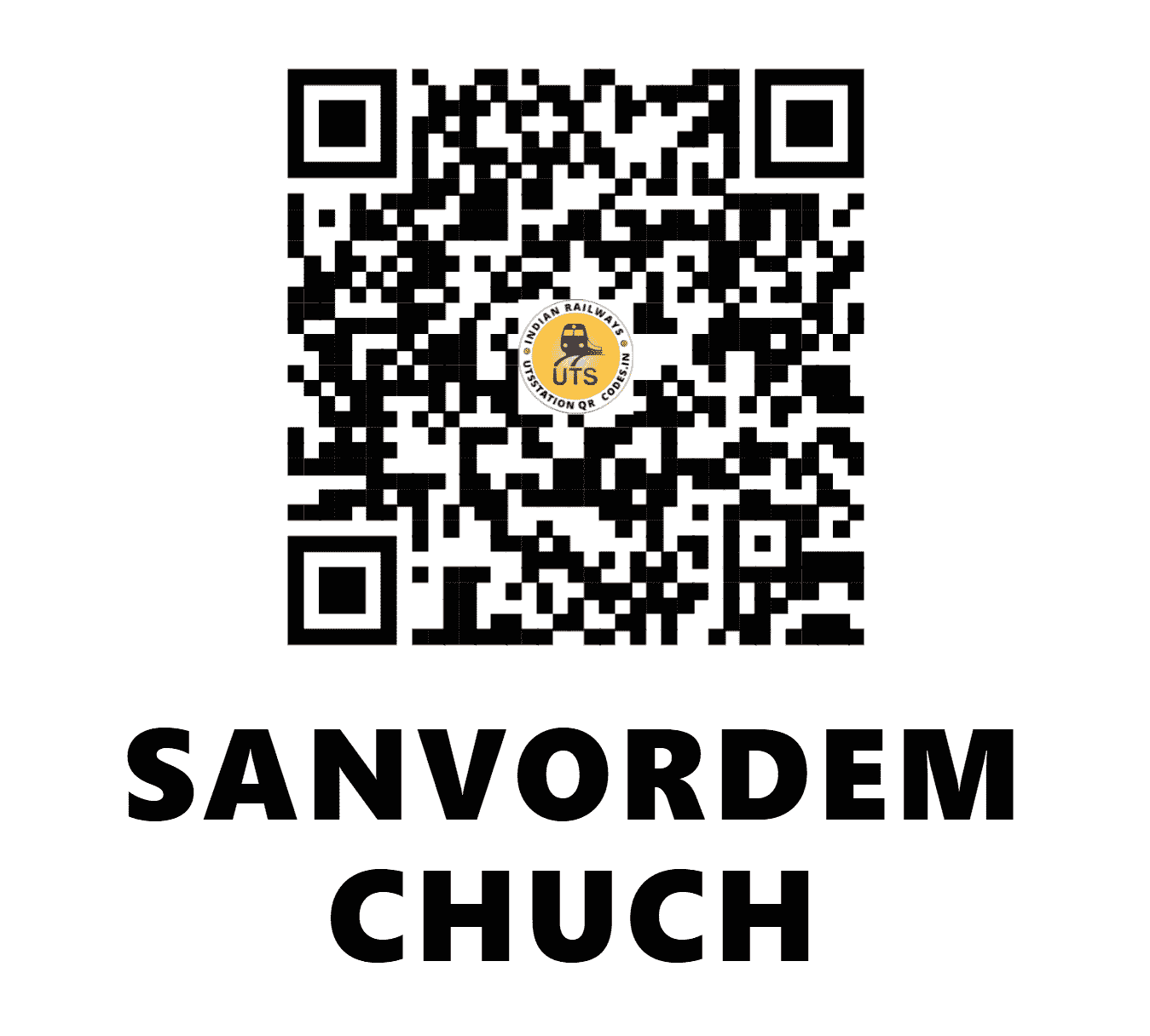 UTS QR Code for SANVORDEM CHUCH - SVM - SW (GOA)