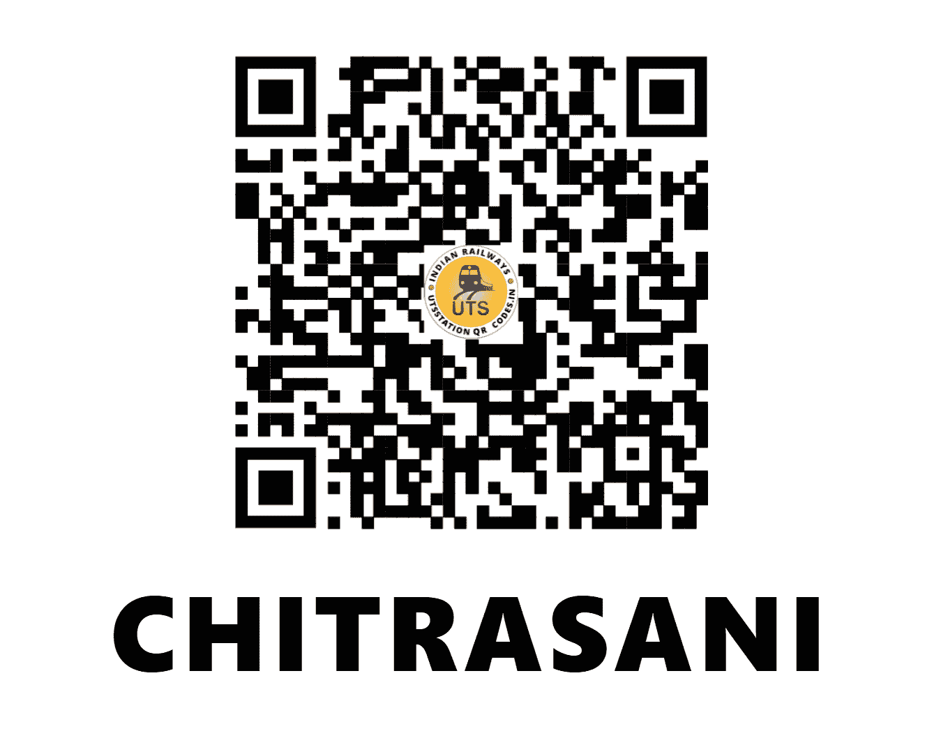 UTS QR Code for CHITRASANI - CTT - NW (GUJARAT)