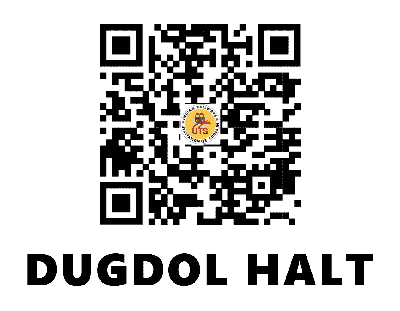 UTS QR Code for DUGDOL HALT - DGQ - NW (GUJARAT)