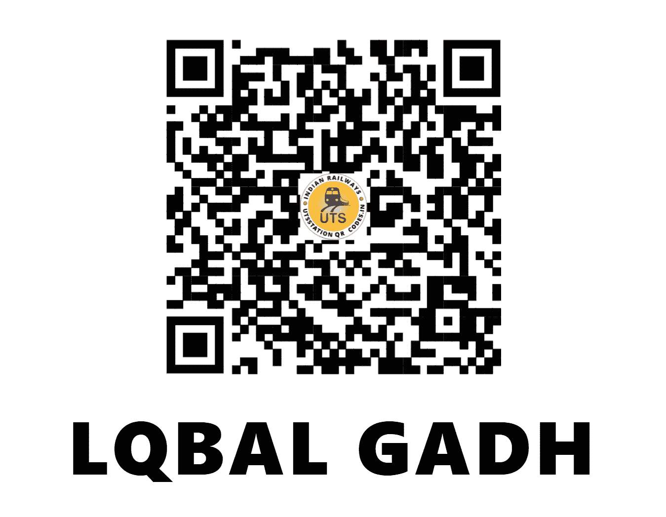 UTS QR Code for LQBAL GADH - IQG - NW (GUJARAT)