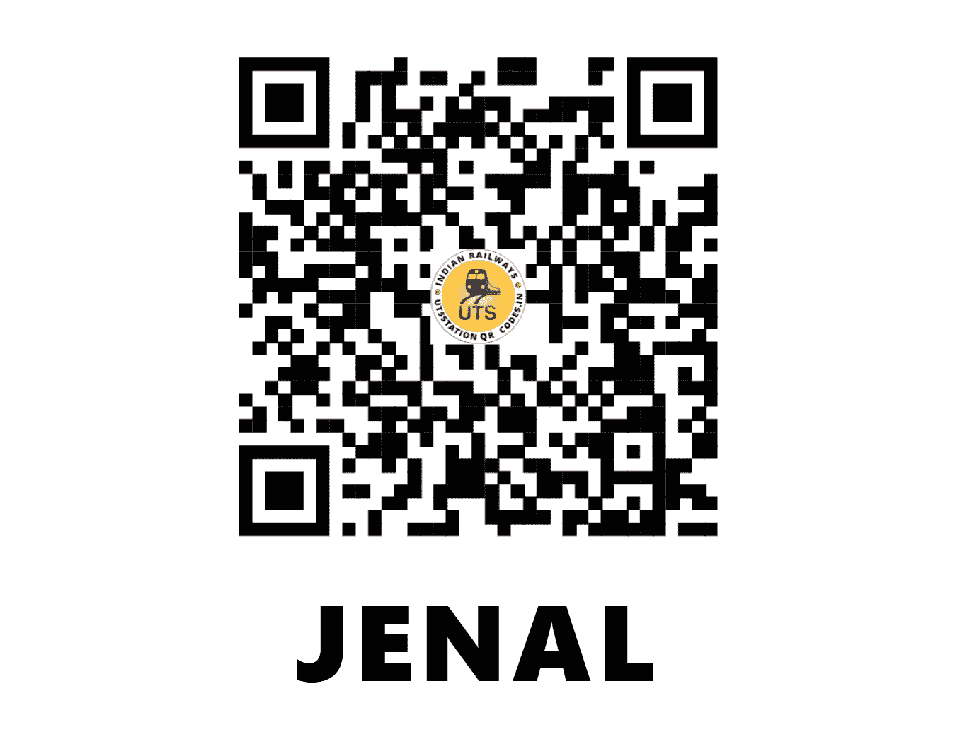 UTS QR Code for JENAL - JNZ - NW (GUJARAT)