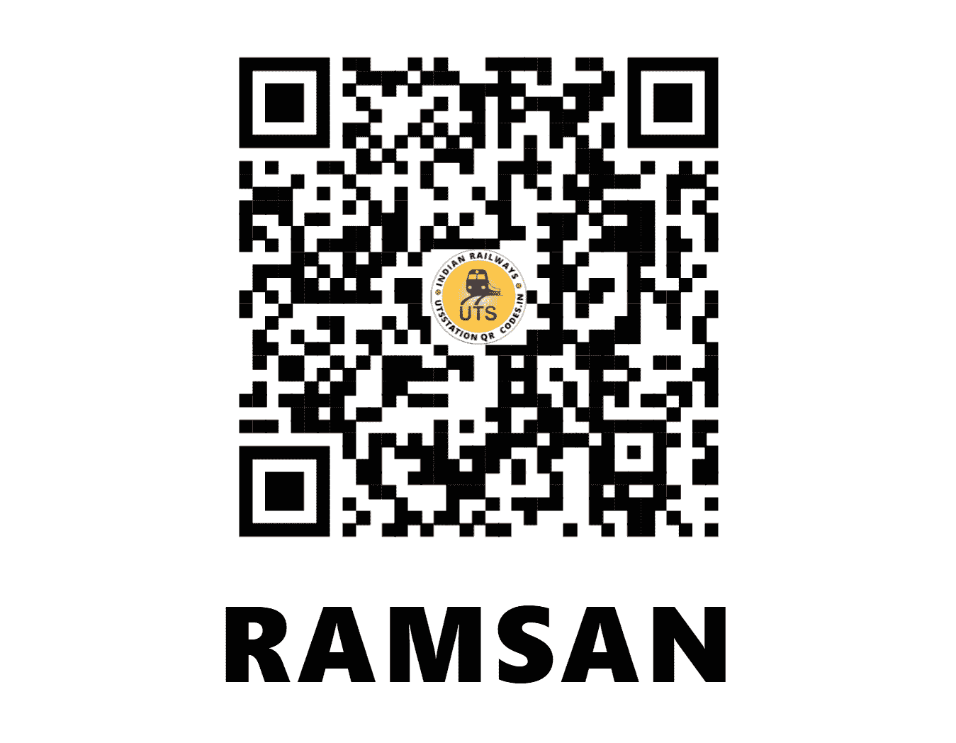 UTS QR Code for RAMSAN - RXN - NW (GUJARAT)