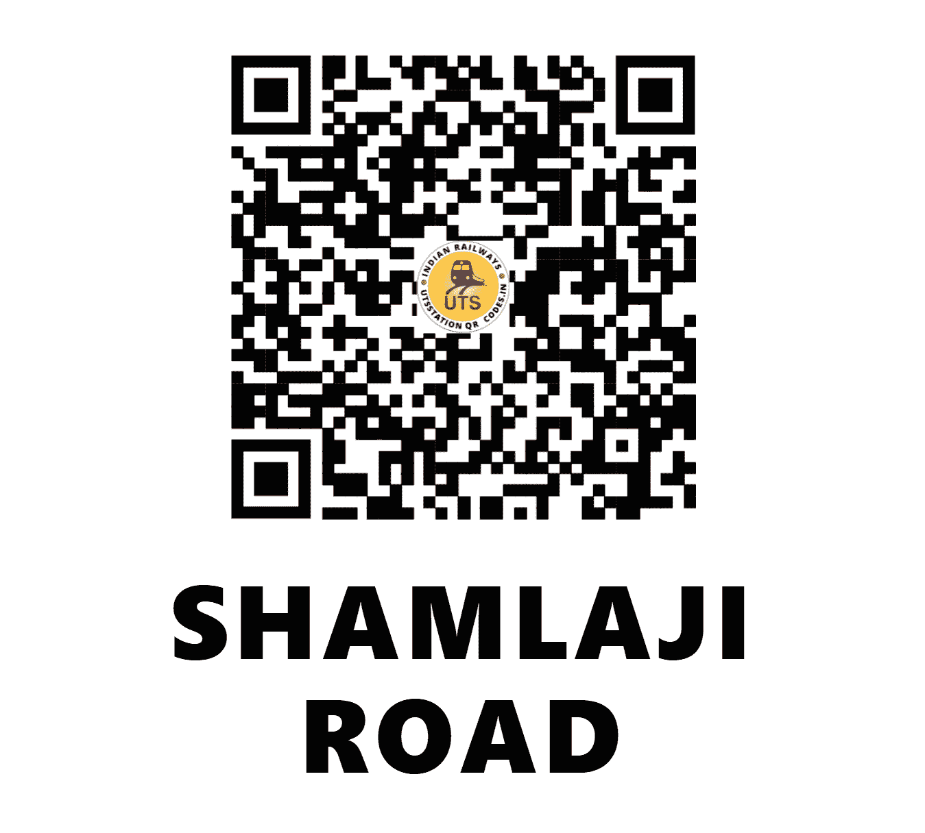 UTS QR Code for SHAMLAJI ROAD - SJS - NW (GUJARAT)