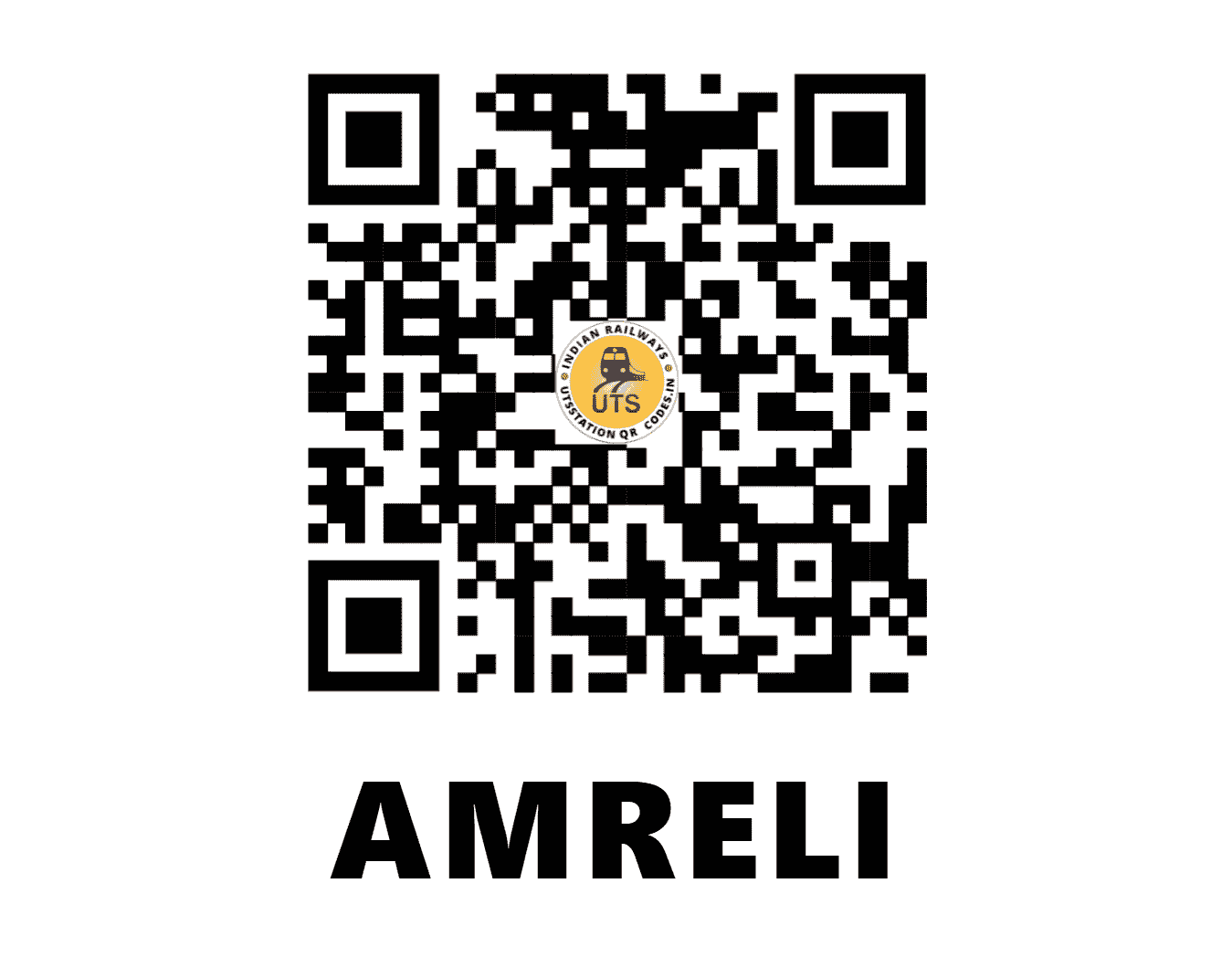 UTS QR Code for AMRELI - AE - WR (GUJARAT)