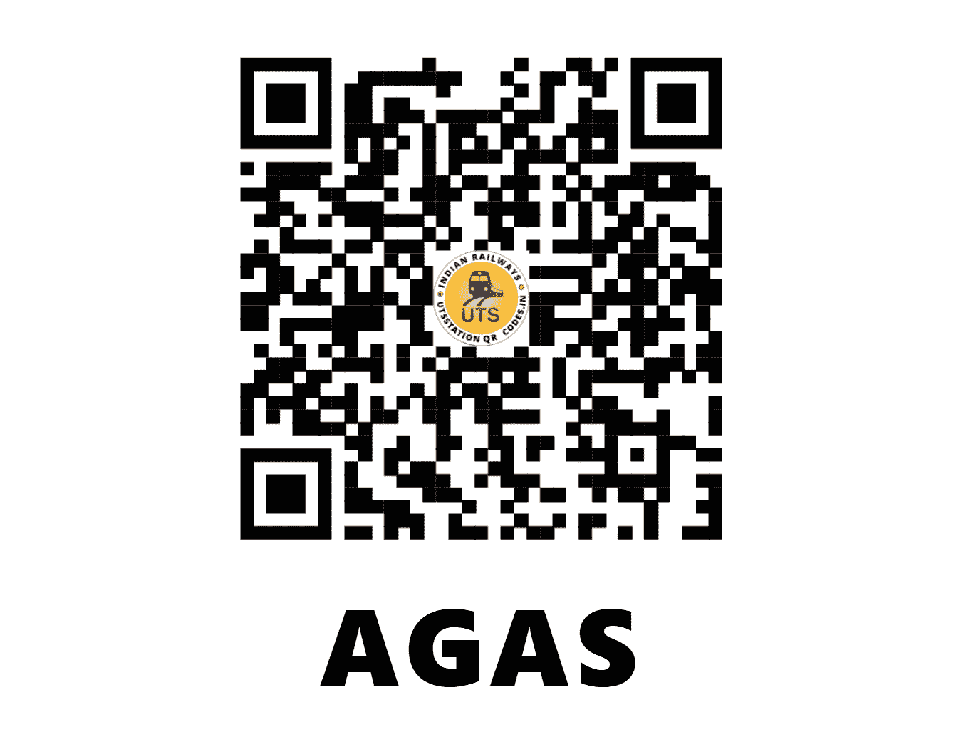 UTS QR Code for AGAS - AGAS - WR (GUJARAT)