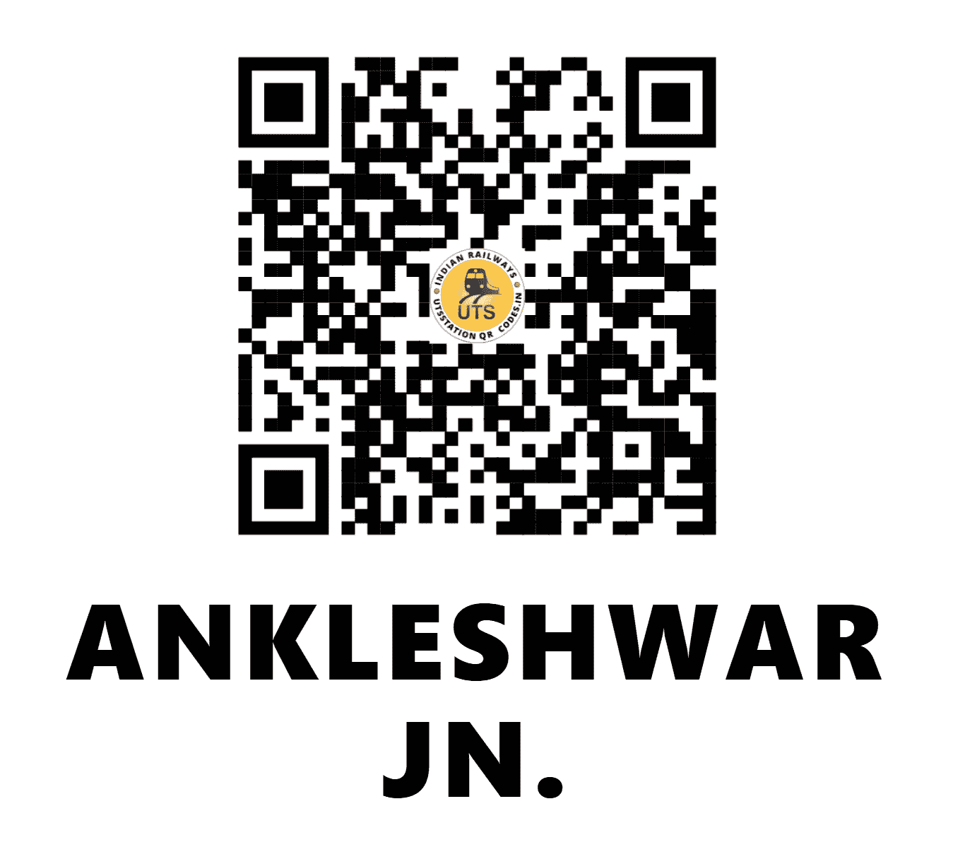 UTS QR Code for ANKLESHWAR JN. - AKV - WR (GUJARAT)