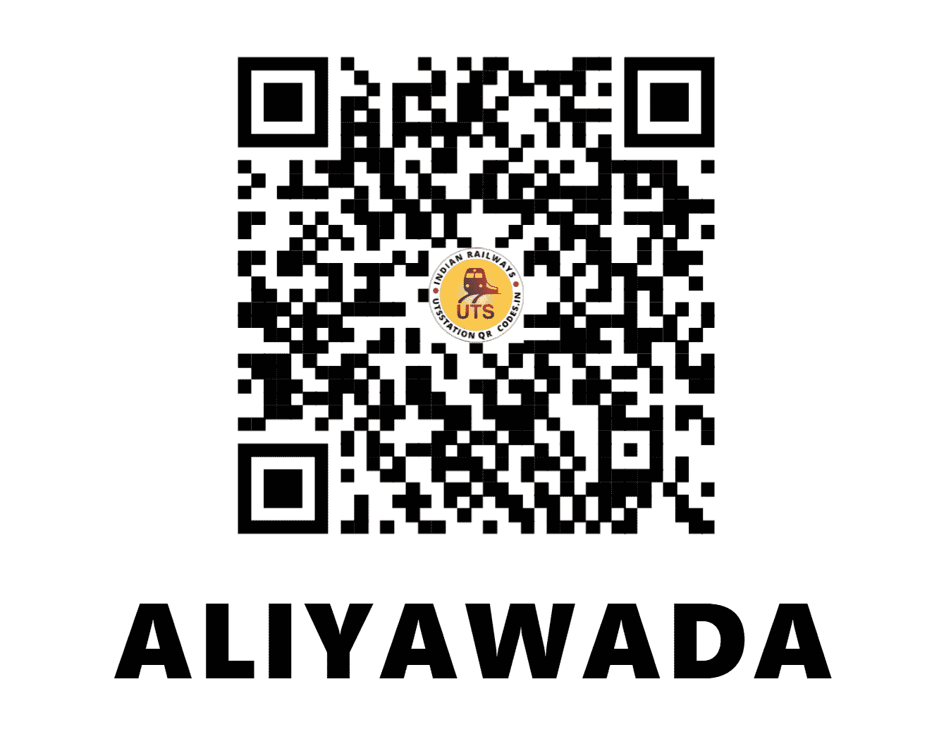 UTS QR Code for ALIYAWADA - ALB - WR (GUJARAT)
