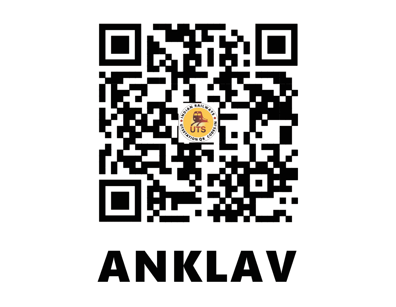 UTS QR Code for ANKLAV - ALV - WR (GUJARAT)