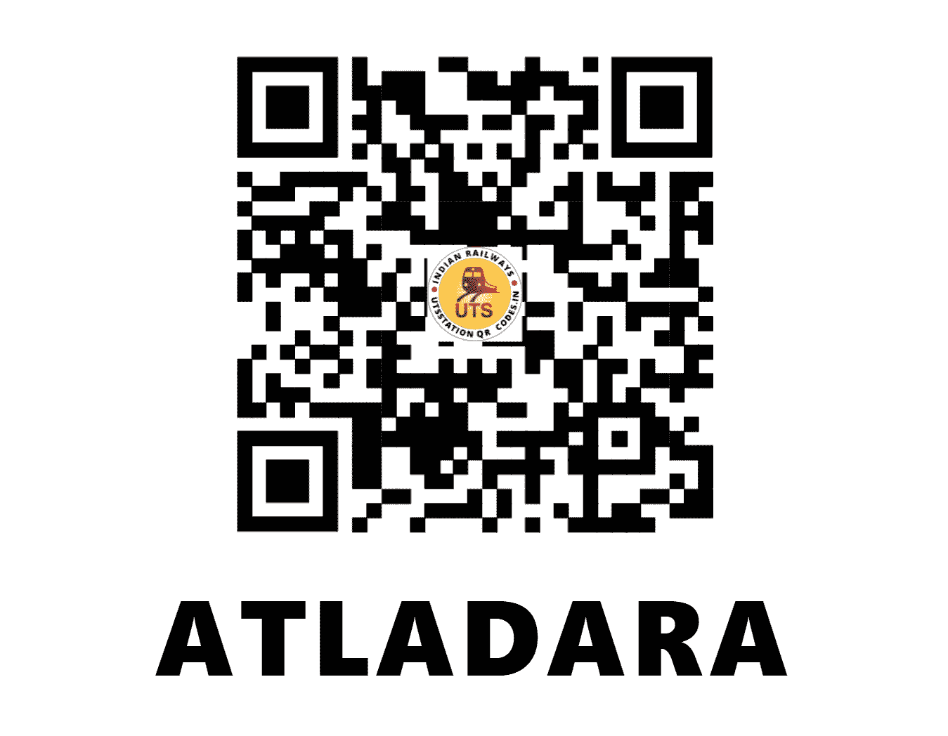 UTS QR Code for ATLADARA - ATDA - WR (GUJARAT)