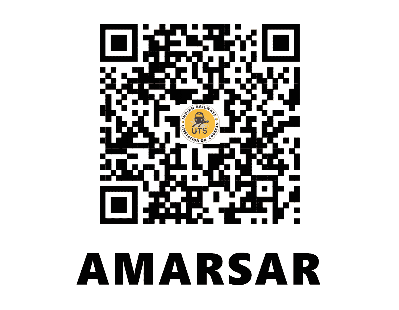 UTS QR Code for AMARSAR - AXA - WR (GUJARAT)