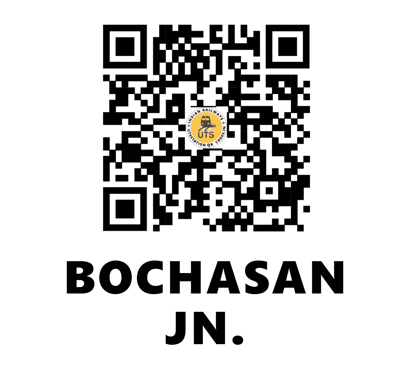 UTS QR Code for BOCHASAN JN. - BCHN - WR (GUJARAT)