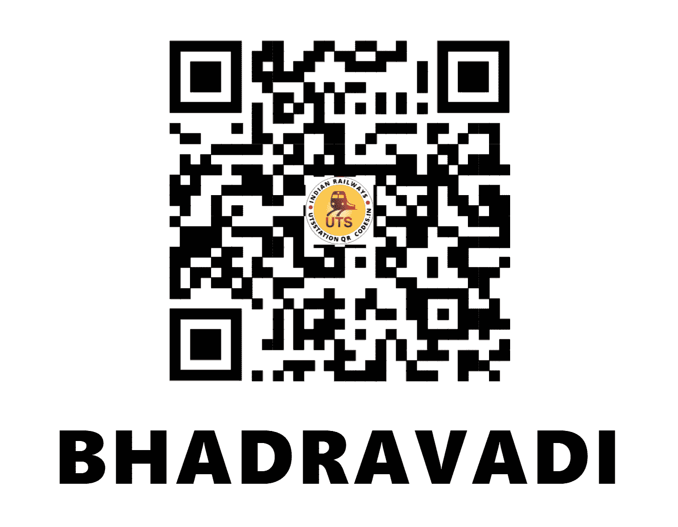 UTS QR Code for BHADRAVADI - BDRD - WR (GUJARAT)