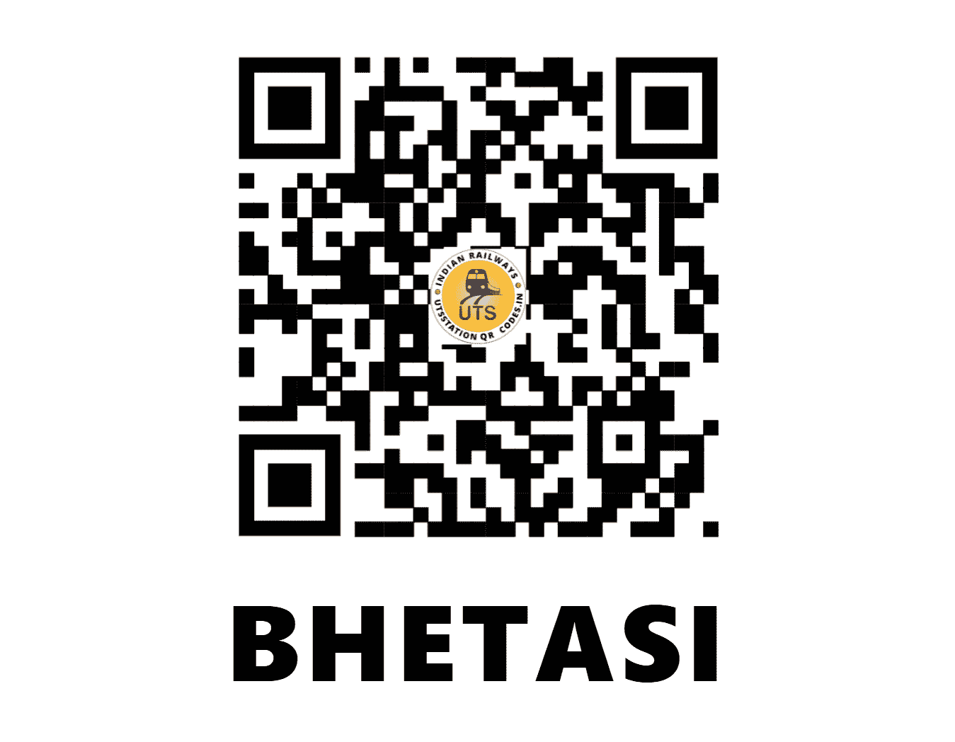 UTS QR Code for BHETASI - BETI - WR (GUJARAT)