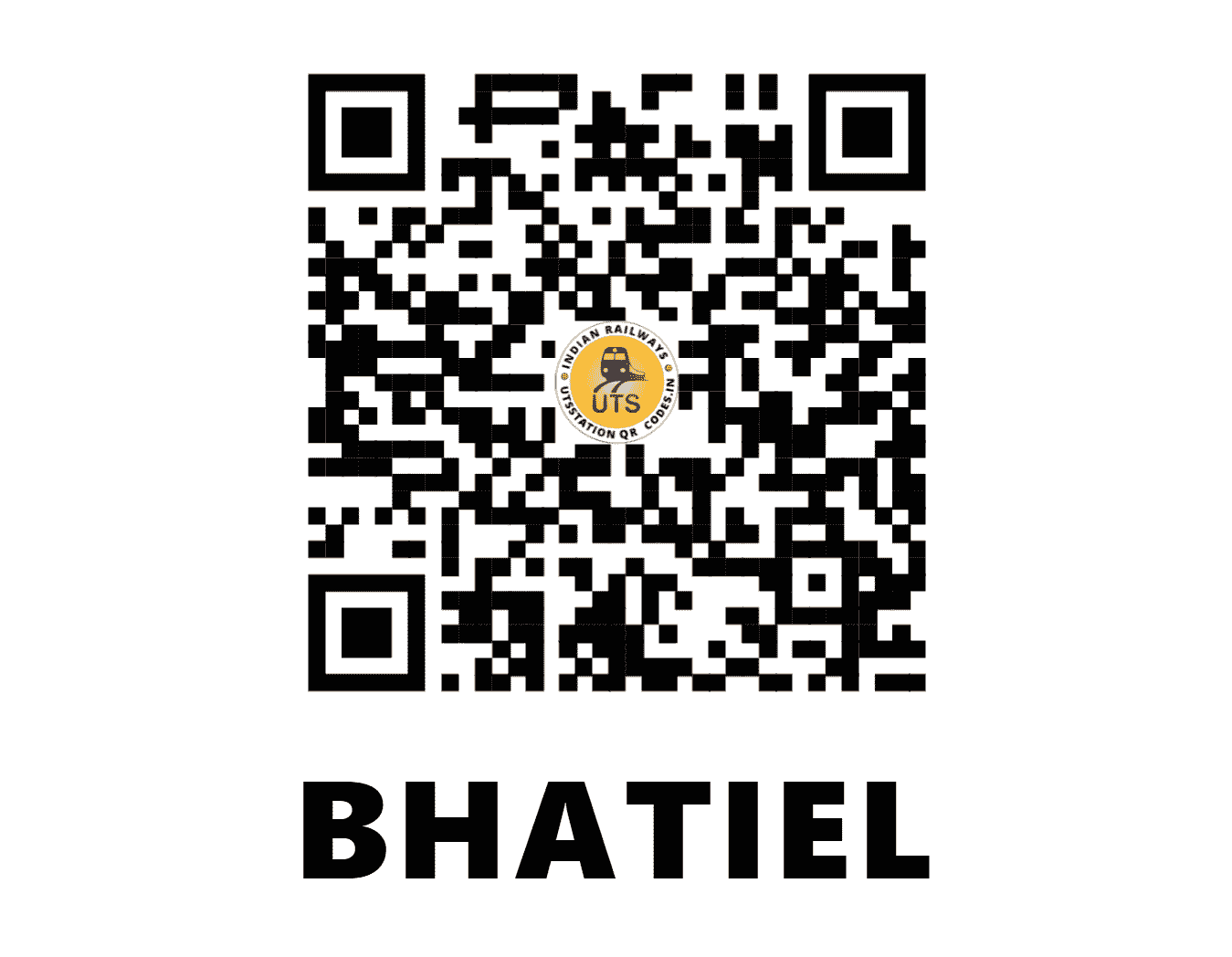 UTS QR Code for BHATIEL - BHAL - WR (GUJARAT)