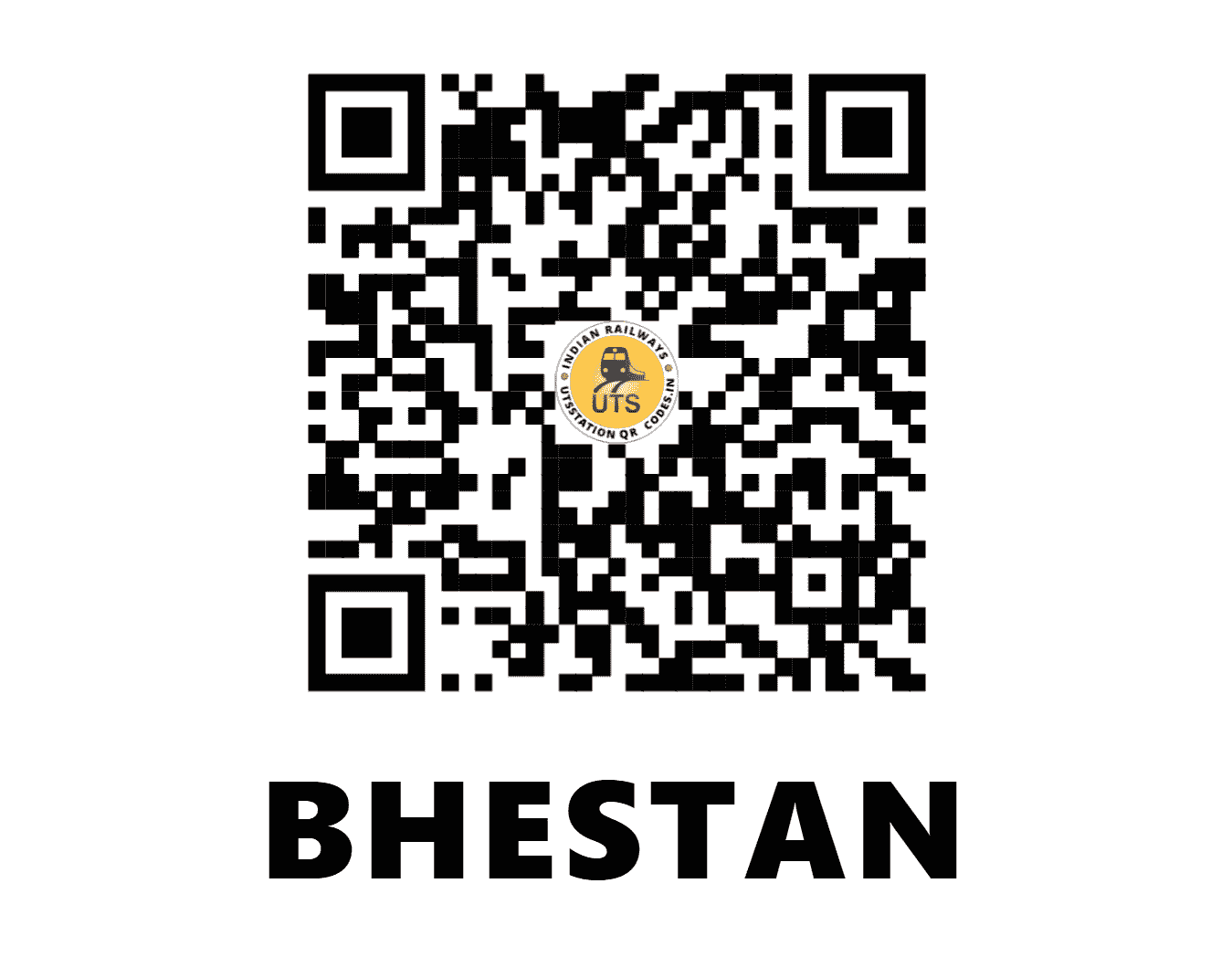 UTS QR Code for BHESTAN - BHET - WR (GUJARAT)