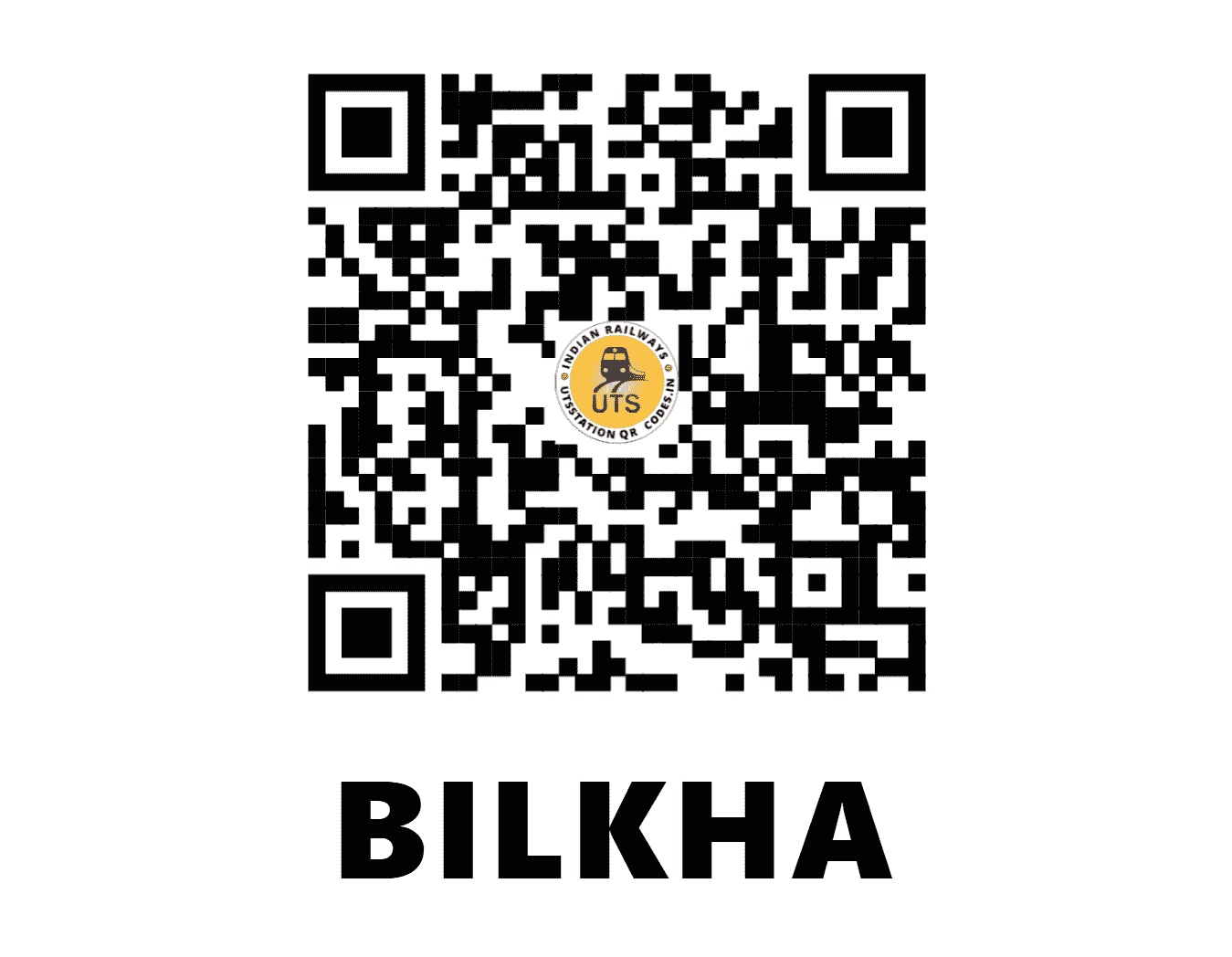 UTS QR Code for BILKHA - BILK - WR (GUJARAT)