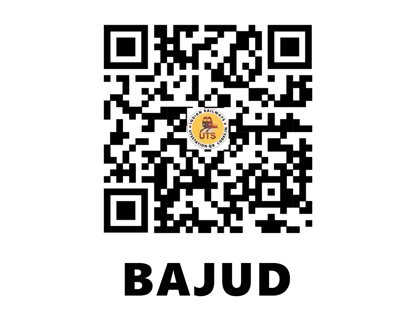 UTS QR Code for BAJUD - BJUD - WR (GUJARAT)