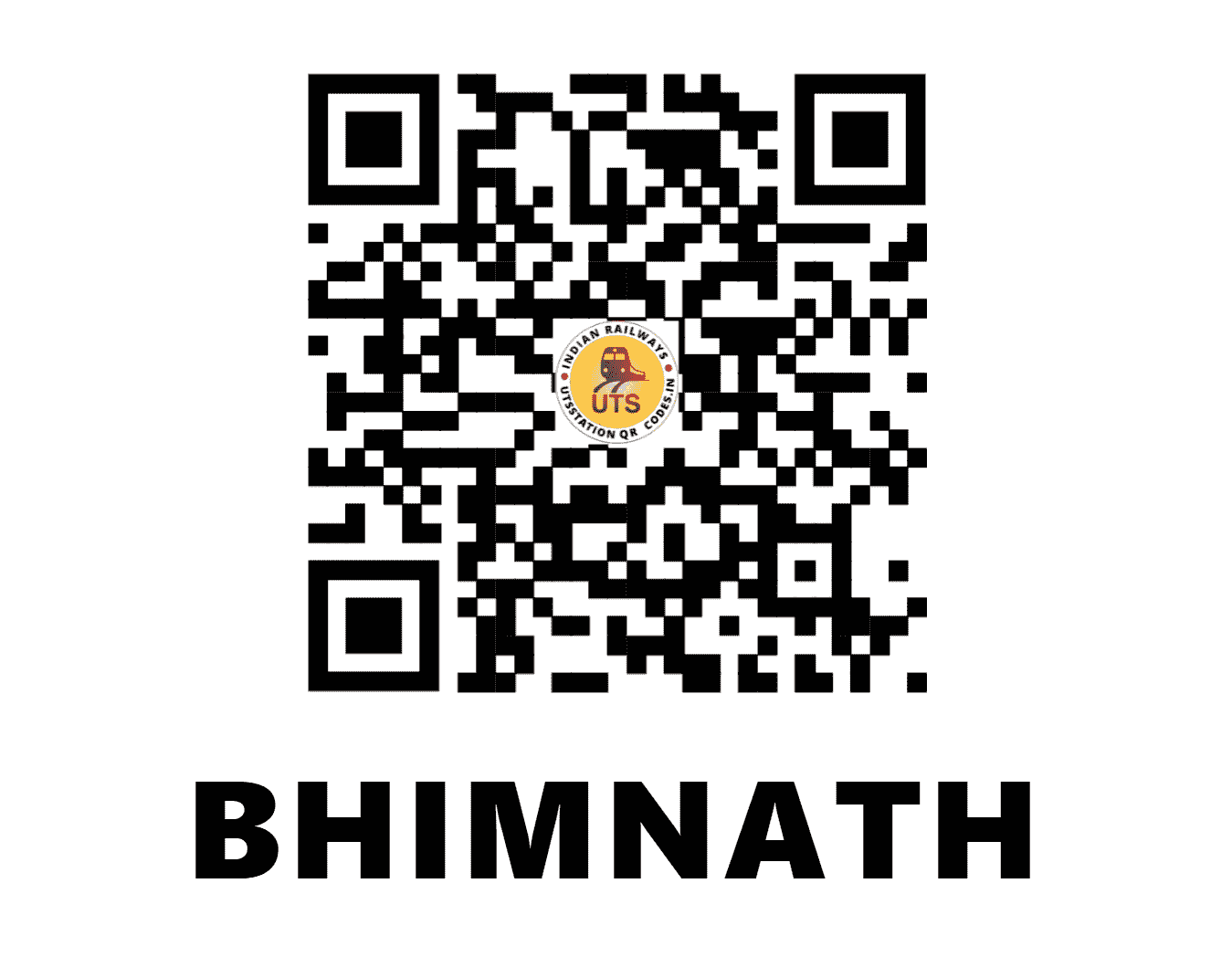 UTS QR Code for BHIMNATH - BNH - WR (GUJARAT)