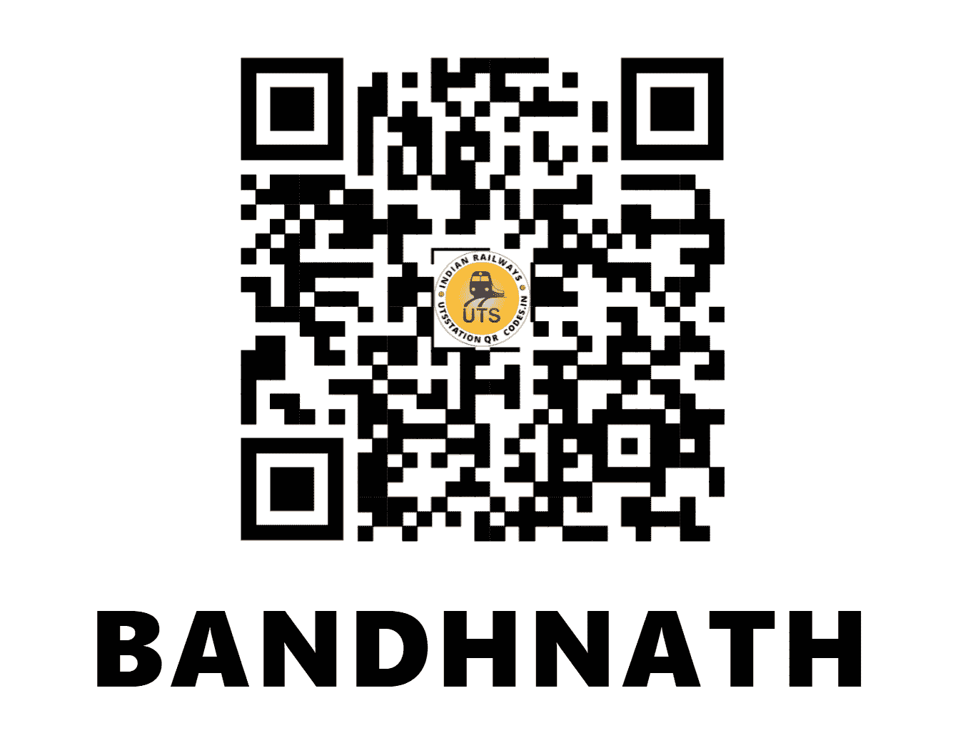 UTS QR Code for BANDHNATH - BNTH - WR (GUJARAT)