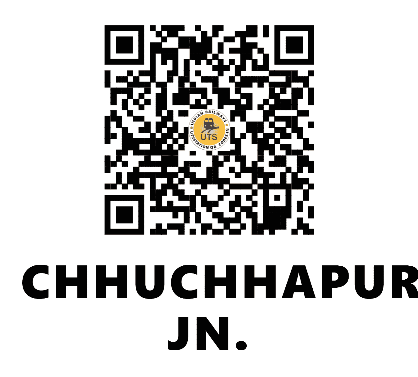 UTS QR Code for CHHUCHHAPURA JN. - CCP - WR (GUJARAT)