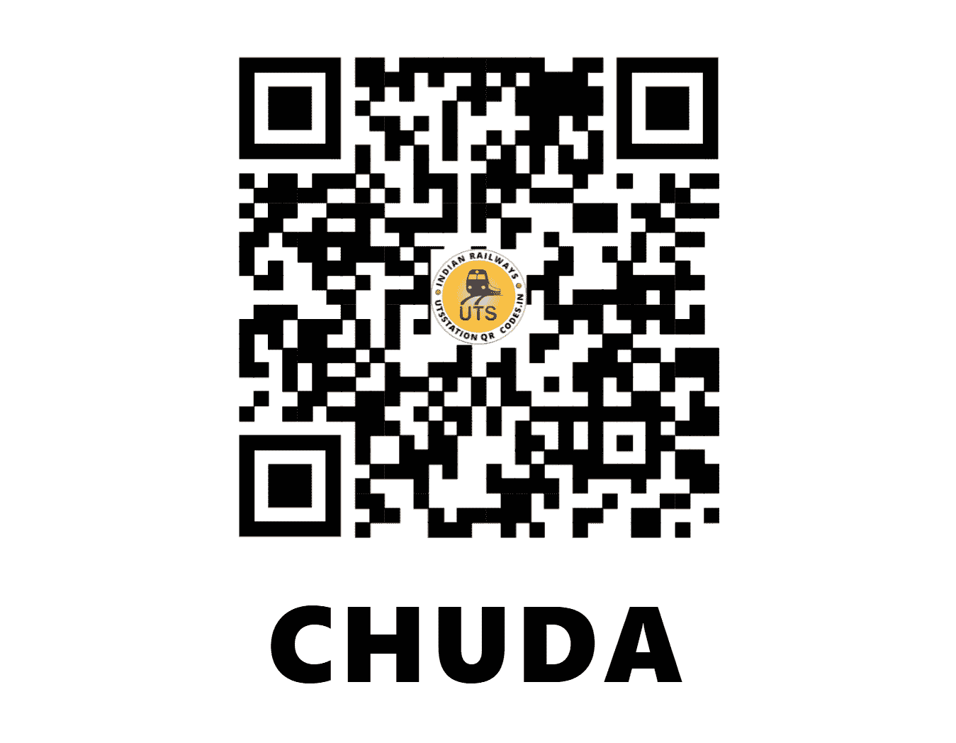 UTS QR Code for CHUDA - CDA - WR (GUJARAT)