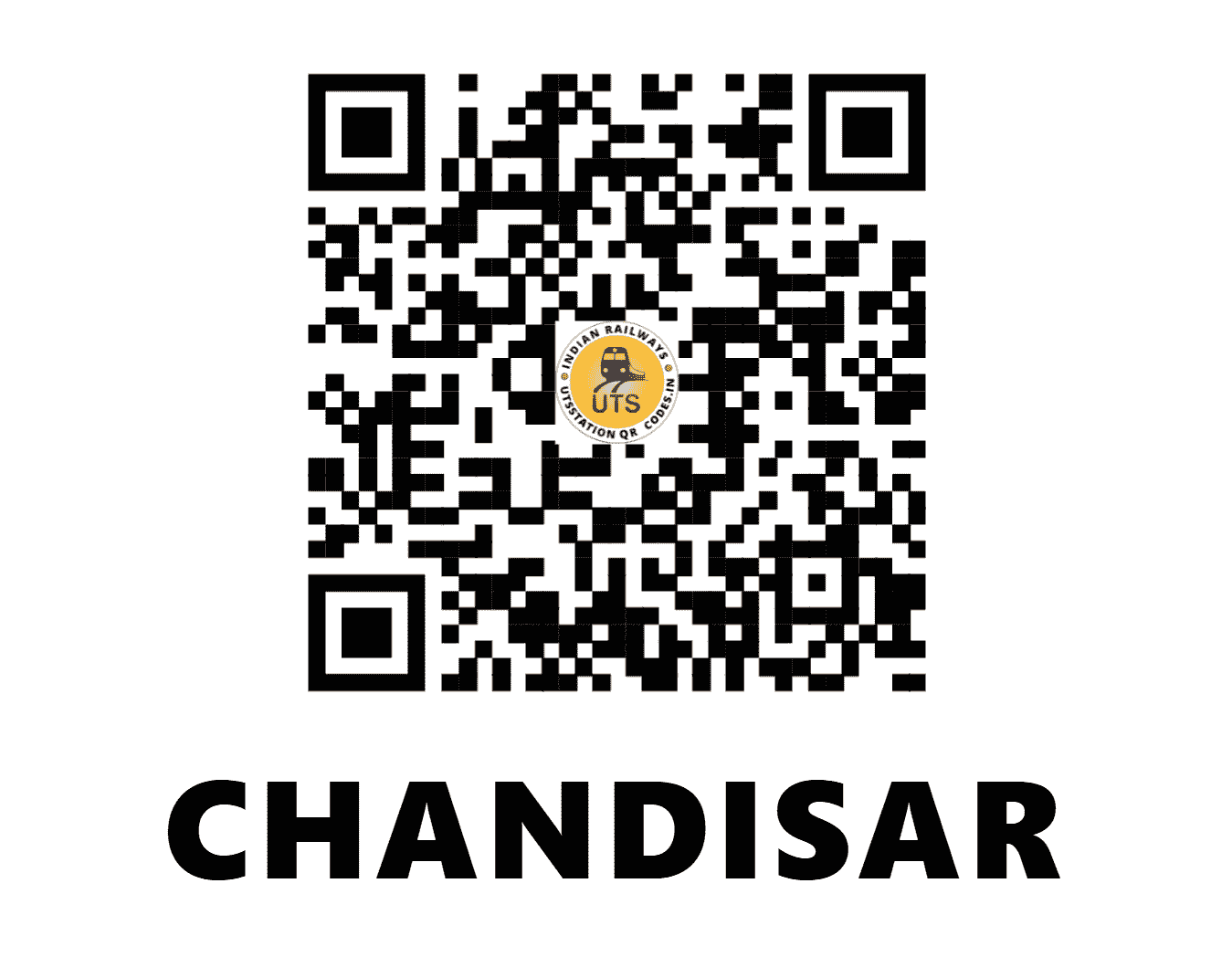 UTS QR Code for CHANDISAR - CDS - WR (GUJARAT)