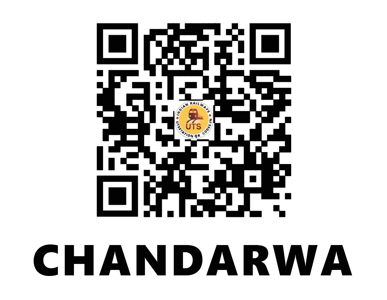 UTS QR Code for CHANDARWA - CDV - WR (GUJARAT)