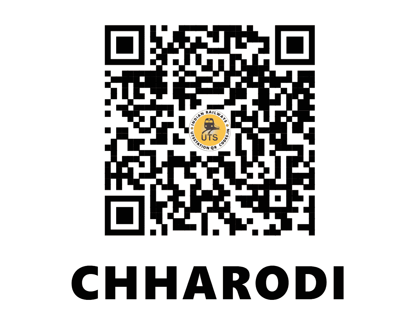 UTS QR Code for CHHARODI - CE - WR (GUJARAT)