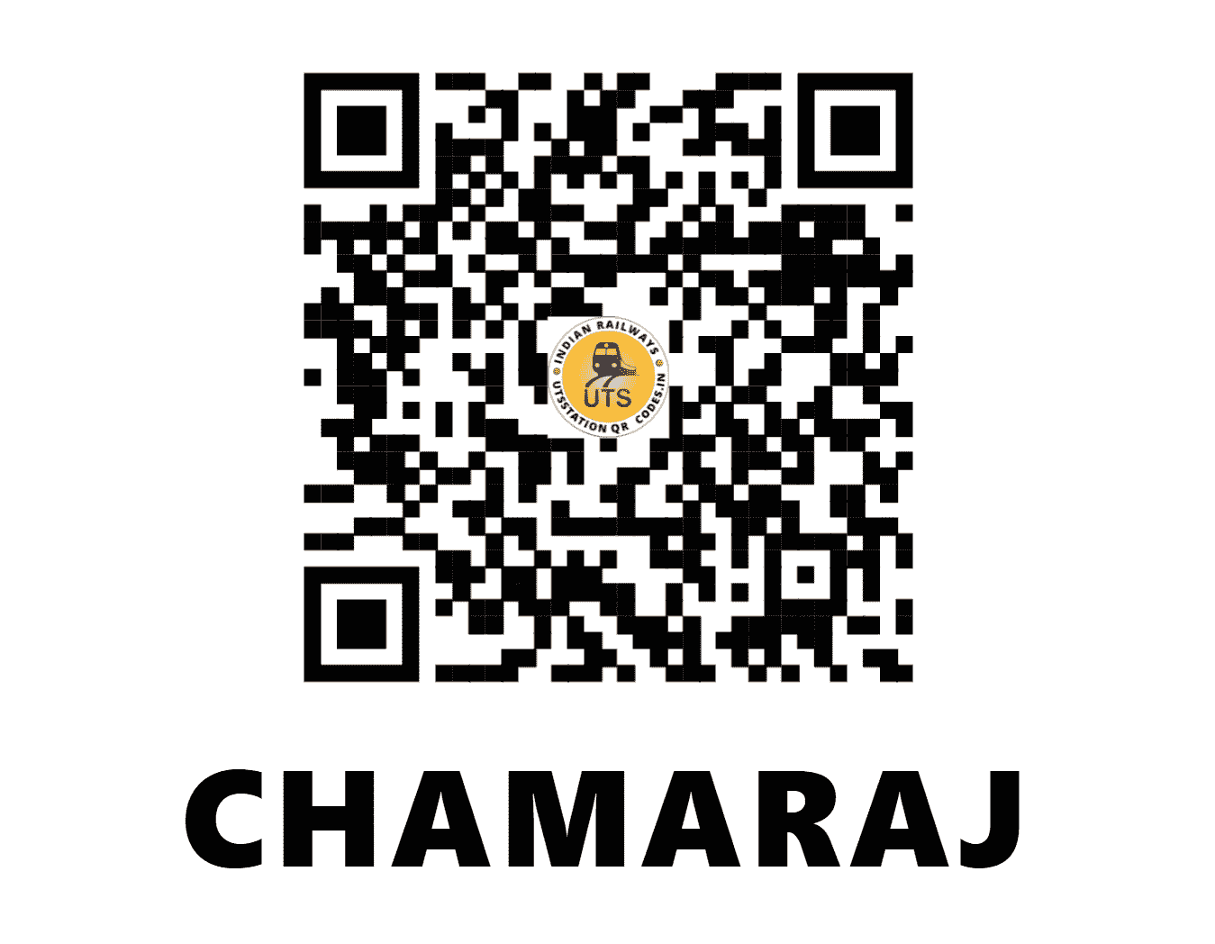 UTS QR Code for CHAMARAJ - CJR - WR (GUJARAT)