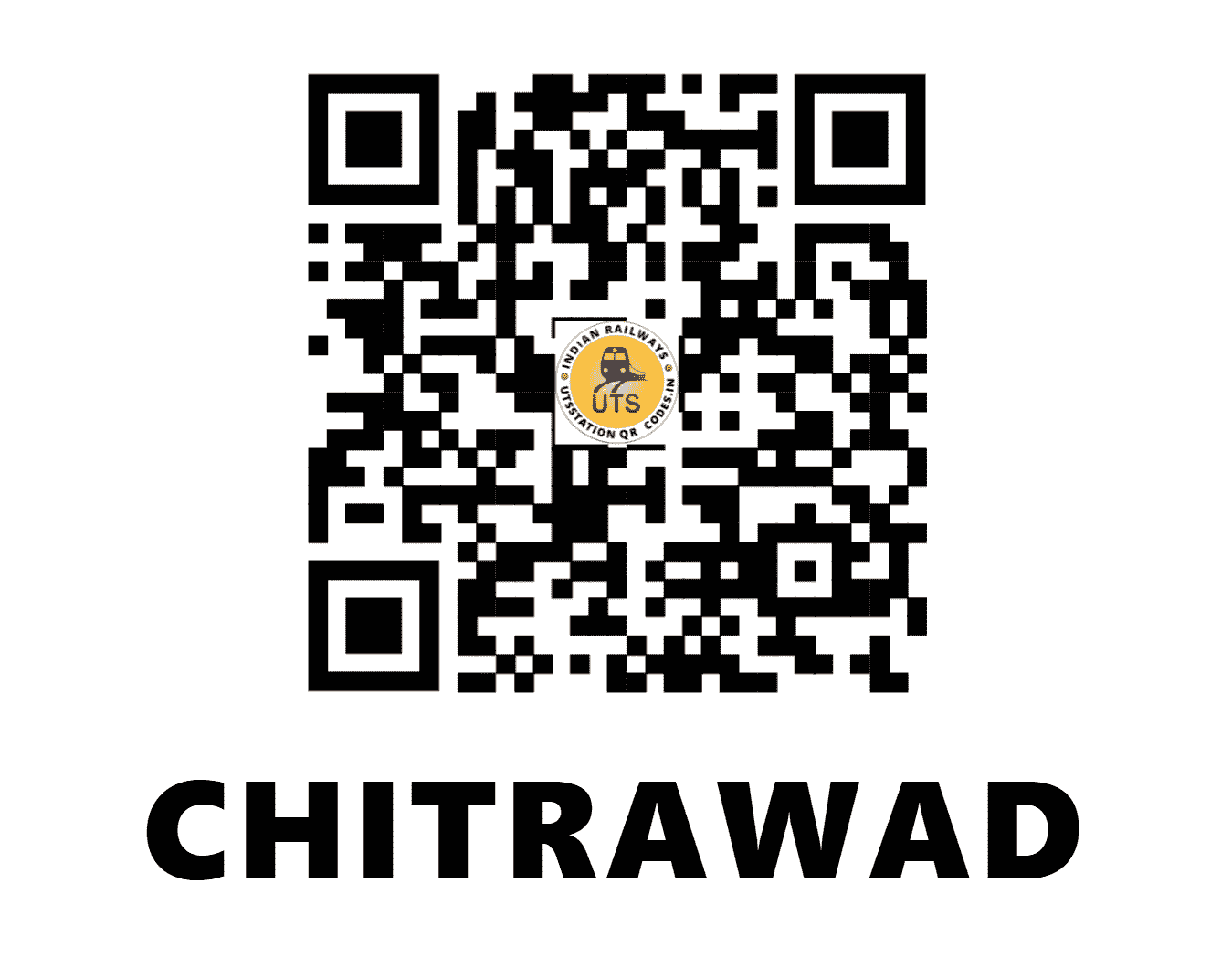 UTS QR Code for CHITRAWAD - CTRD - WR (GUJARAT)