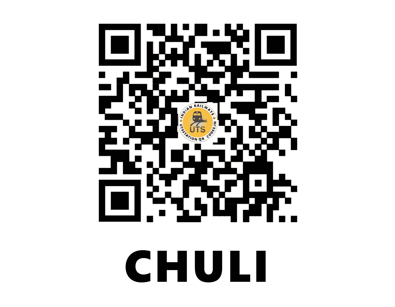 UTS QR Code for CHULI - CUL - WR (GUJARAT)