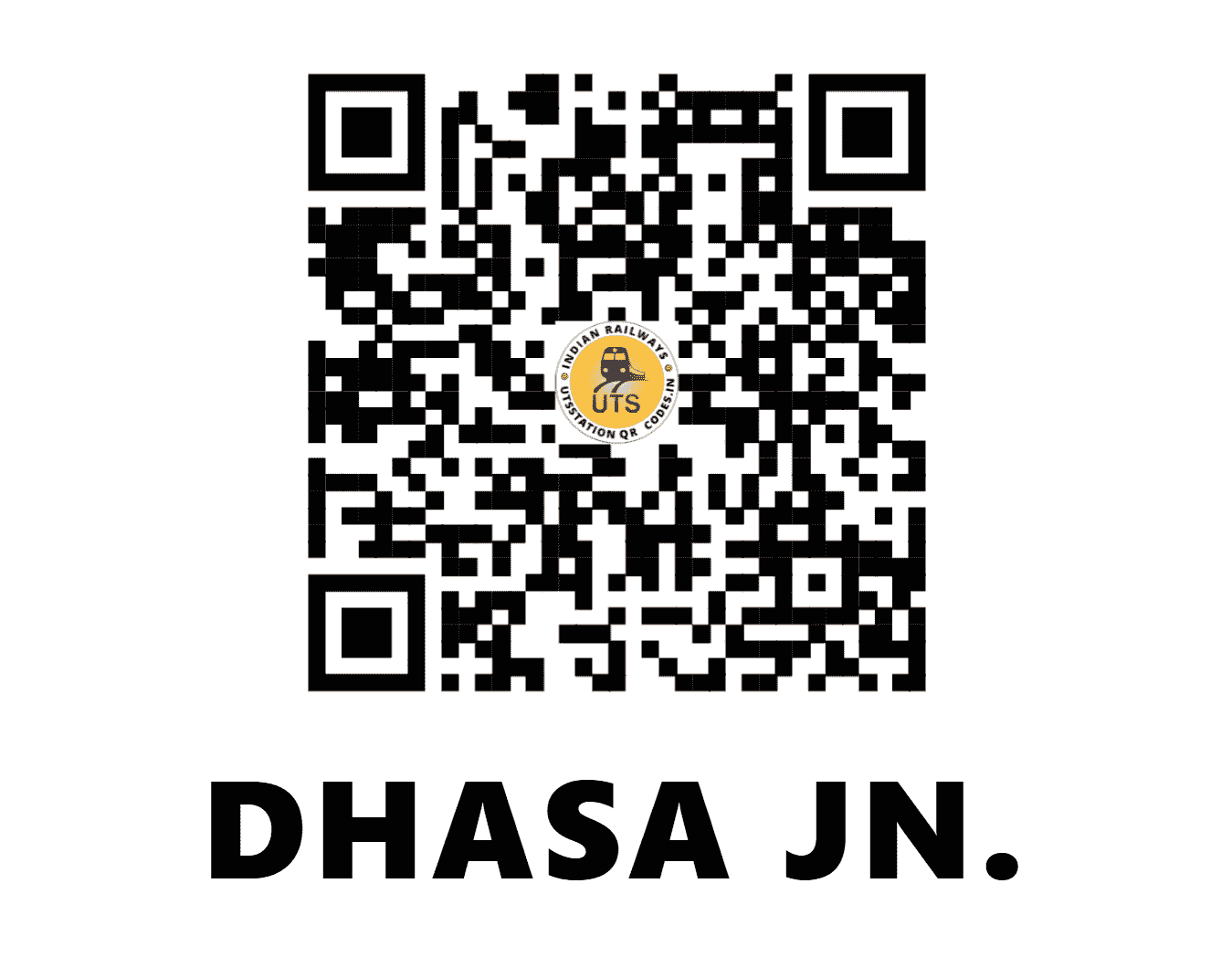UTS QR Code for DHASA JN. - DAS - WR (GUJARAT)