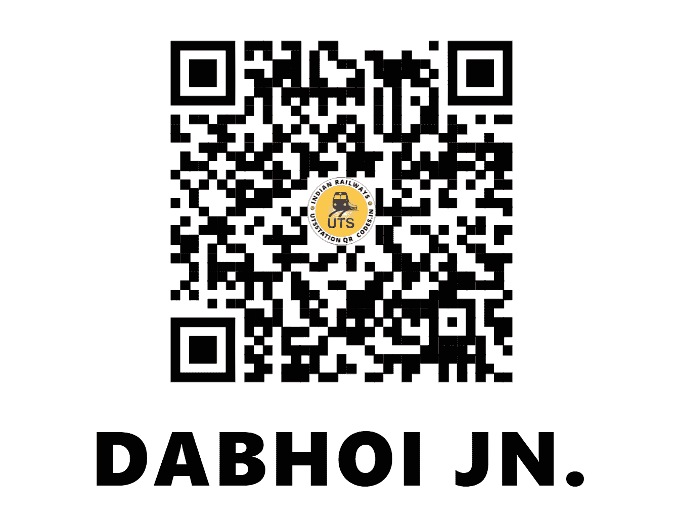UTS QR Code for DABHOI JN. - DB - WR (GUJARAT)
