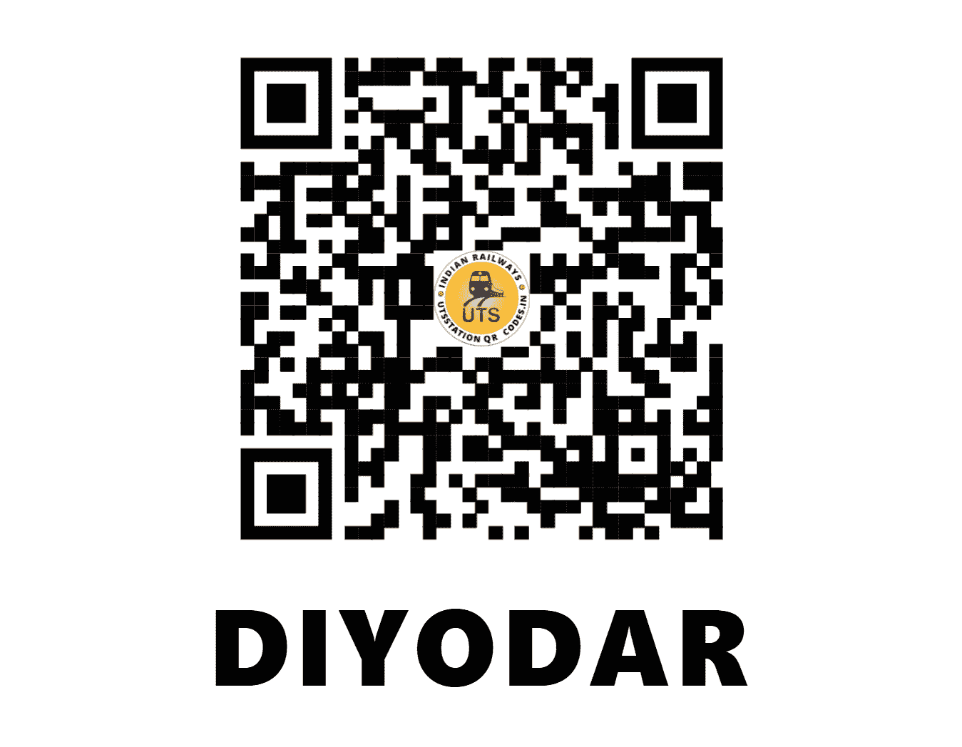 UTS QR Code for DIYODAR - DEOR - WR (GUJARAT)