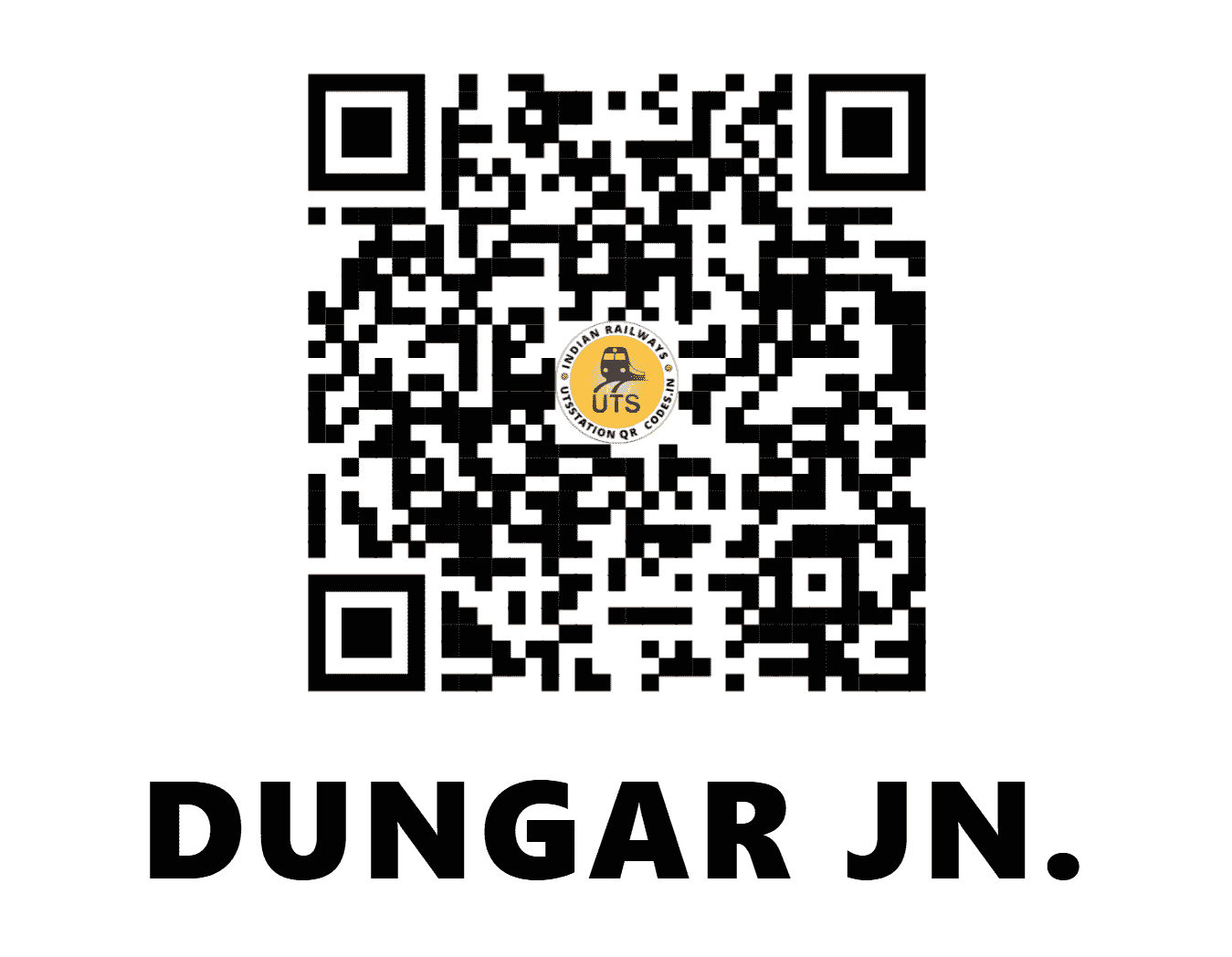 UTS QR Code for DUNGAR JN. - DGJ - WR (GUJARAT)