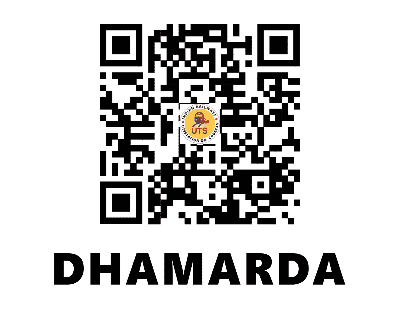UTS QR Code for DHAMARDA - DHMA - WR (GUJARAT)