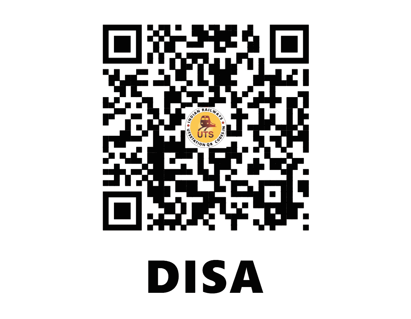 UTS QR Code for DISA - DISA - WR (GUJARAT)