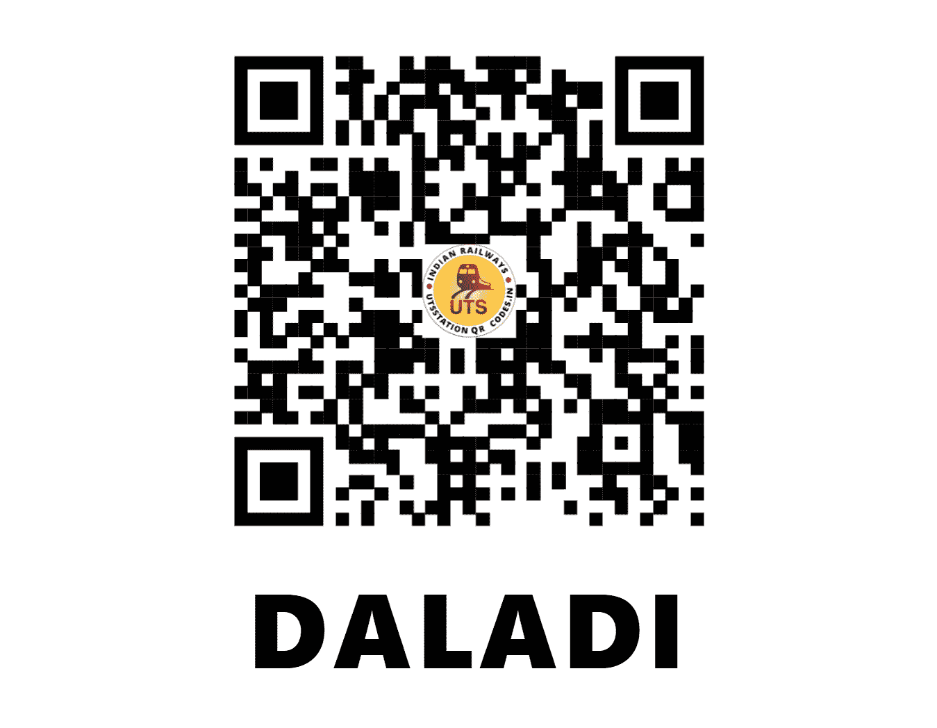 UTS QR Code for DALADI - DL - WR (GUJARAT)