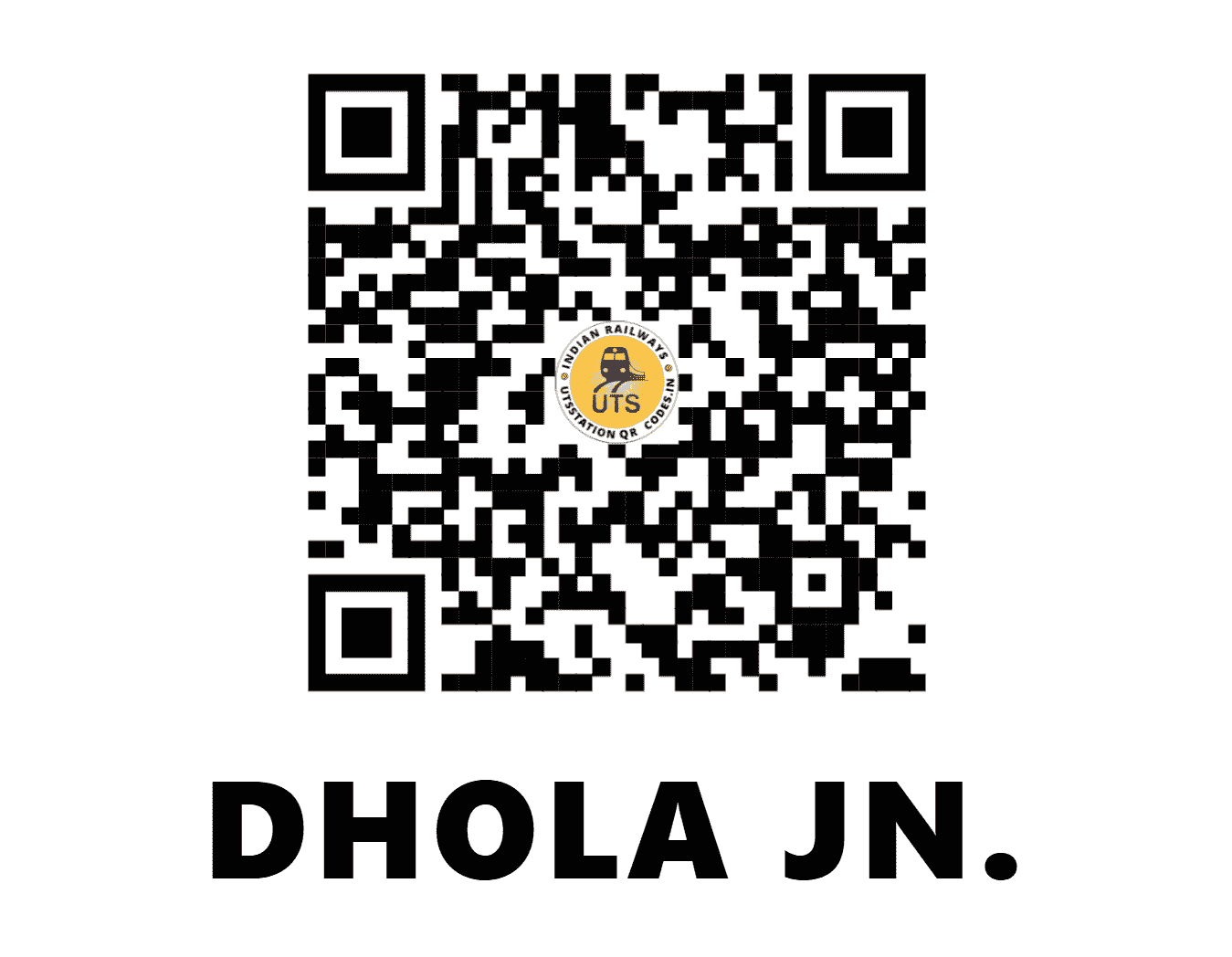 UTS QR Code for DHOLA JN. - DLJ - WR (GUJARAT)
