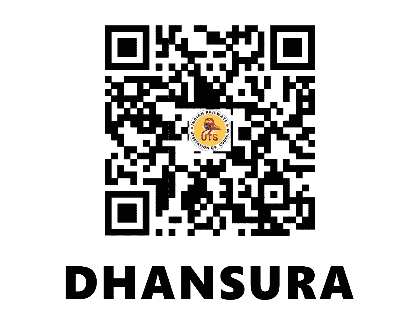 UTS QR Code for DHANSURA - DNUA - WR (GUJARAT)