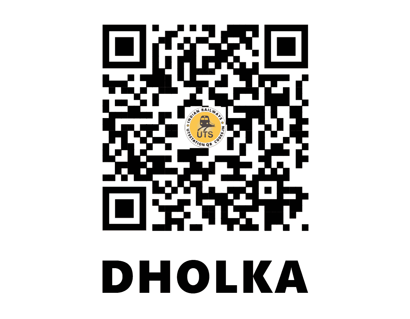 UTS QR Code for DHOLKA - DOK - WR (GUJARAT)