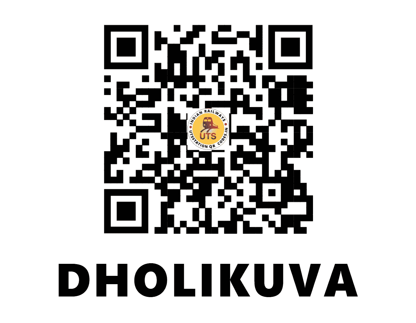 UTS QR Code for DHOLIKUVA - DOLK - WR (GUJARAT)