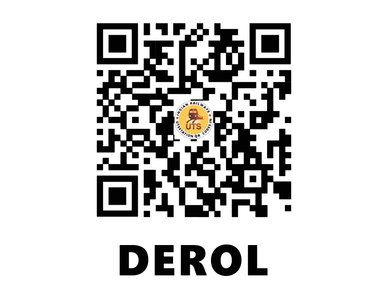 UTS QR Code for DEROL - DRL - WR (GUJARAT)