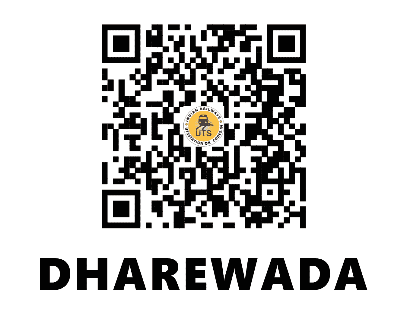 UTS QR Code for DHAREWADA - DRW - WR (GUJARAT)
