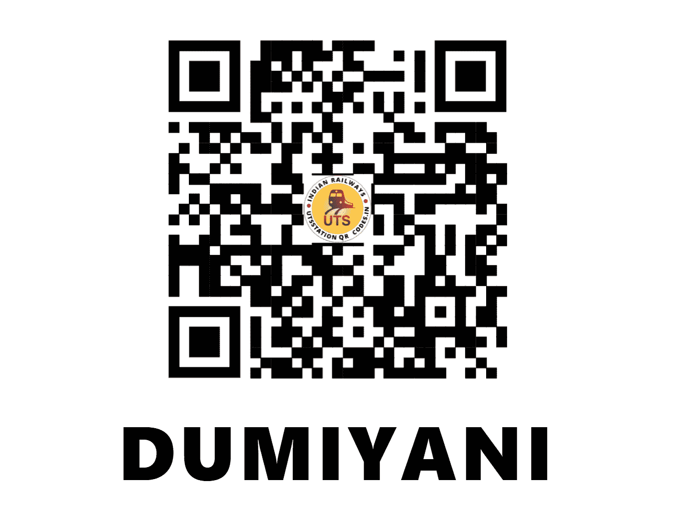 UTS QR Code for DUMIYANI - DUY - WR (GUJARAT)