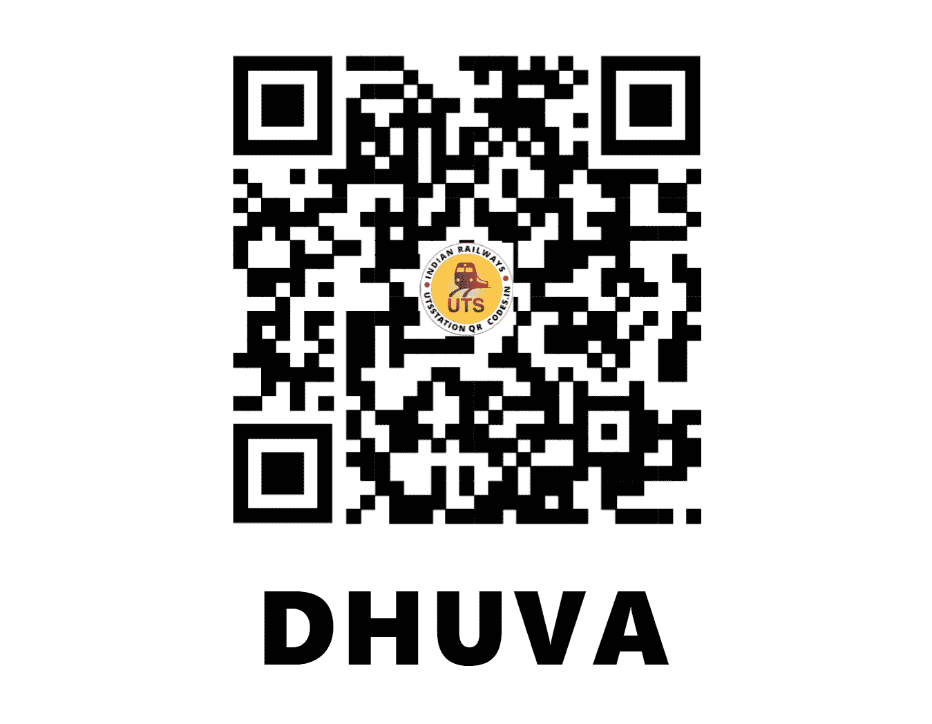 UTS QR Code for DHUVA - DV - WR (GUJARAT)