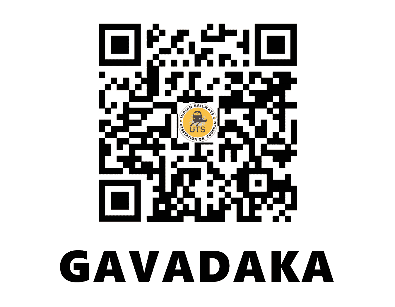 UTS QR Code for GAVADAKA - GAV - WR (GUJARAT)